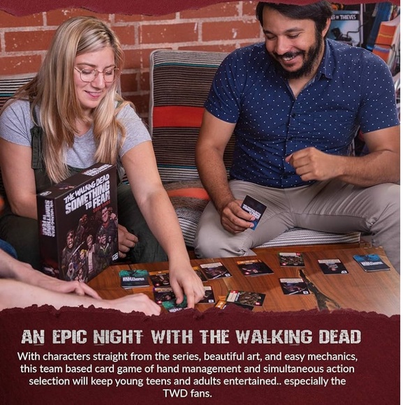 The Walking Dead Something to Fear Strategy Card Game NIB - Picture 5 of 8